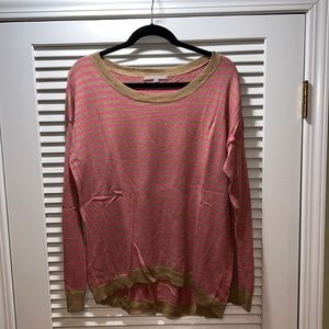 Gap pink/brown wool-blend sweater
